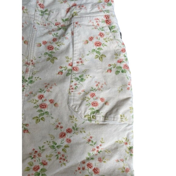 Polo Ralph Lauren Girls 16 Floral Corduroy Overall Dress Jumper Cottagecore - Picture 7 of 8